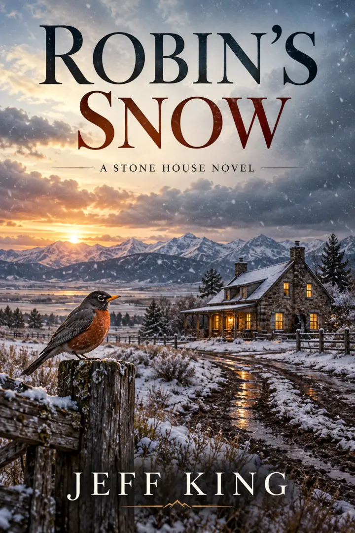 Cover of Robin’s Snow, a Stone House novel